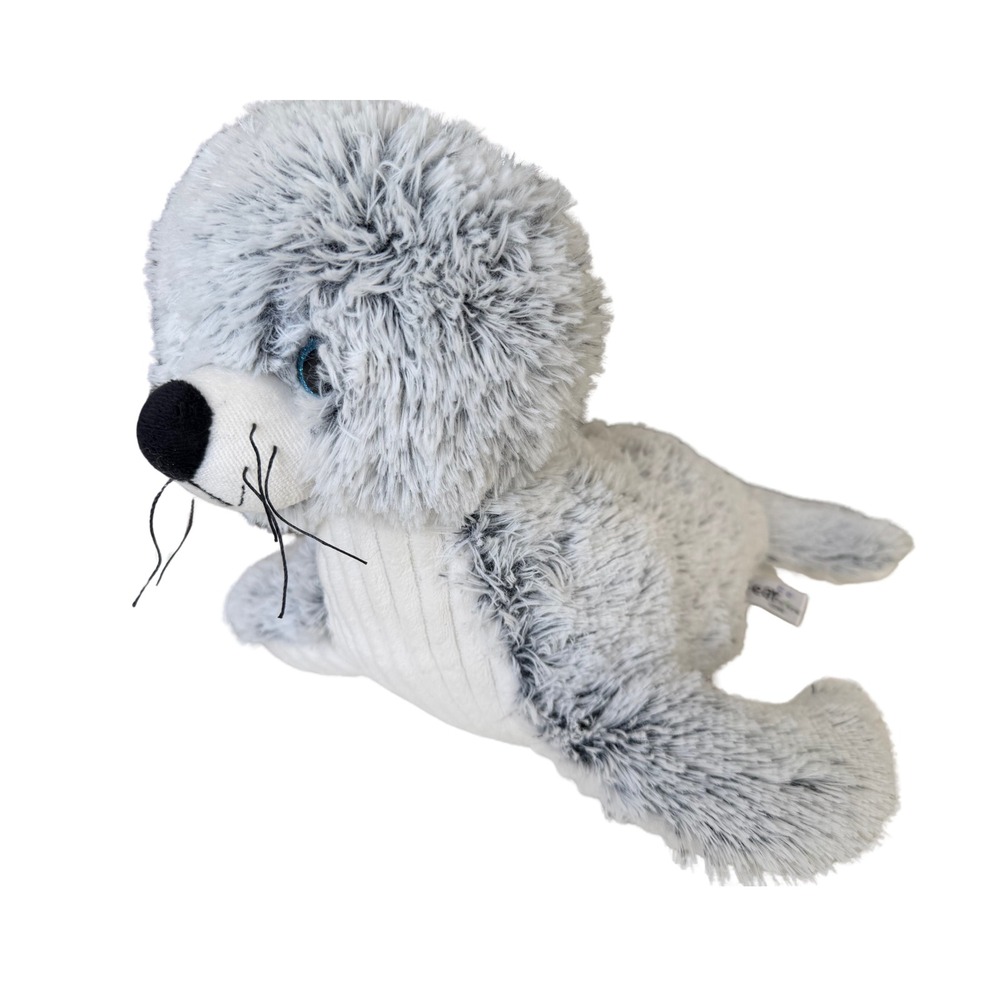 The Bear Factory 'Sloan the Seal' Harp Seal Plush Stuffed Blue Glitter Eyes 2001